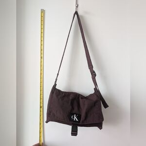 Calvin Klein CK Nylon Purse Wine Burgundy Purple